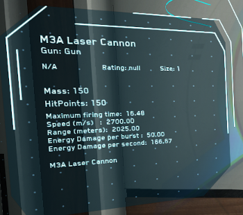 MtheFGames.de | Star Citizen | Laser Cannon M3A | © Cloud Imperium Games & Co.